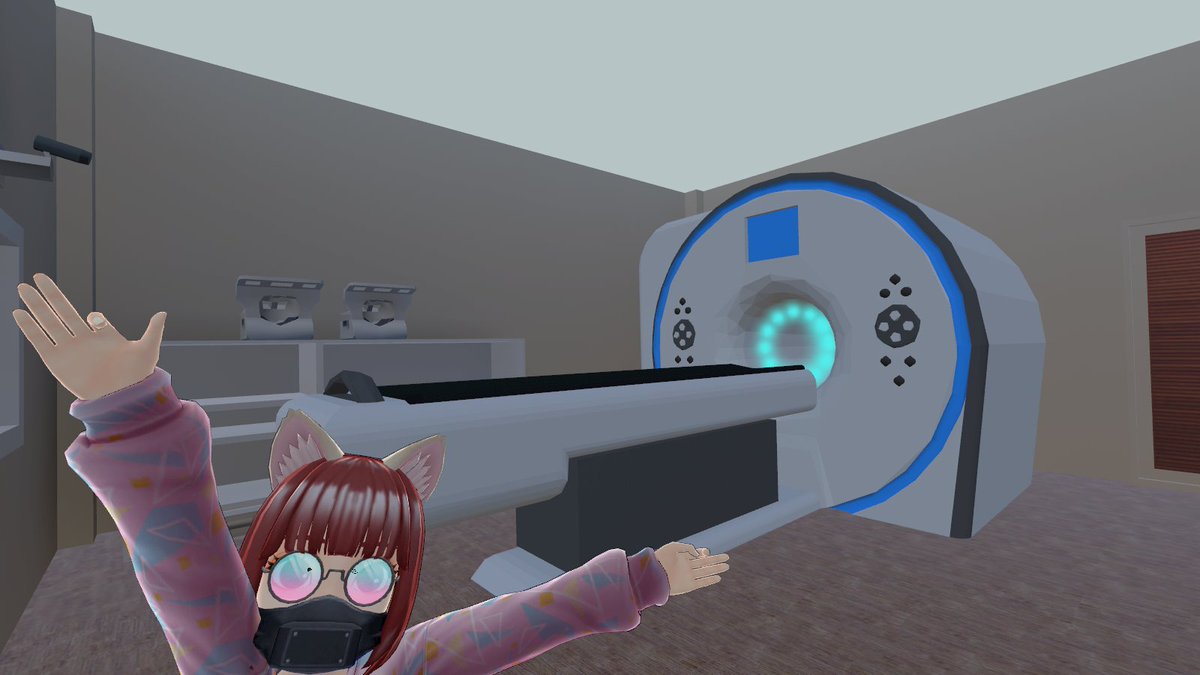 takupon_papa's tweet image. #UModeler でMRI検査室のプロトタイプ作ったよ！with #MyVket アバター