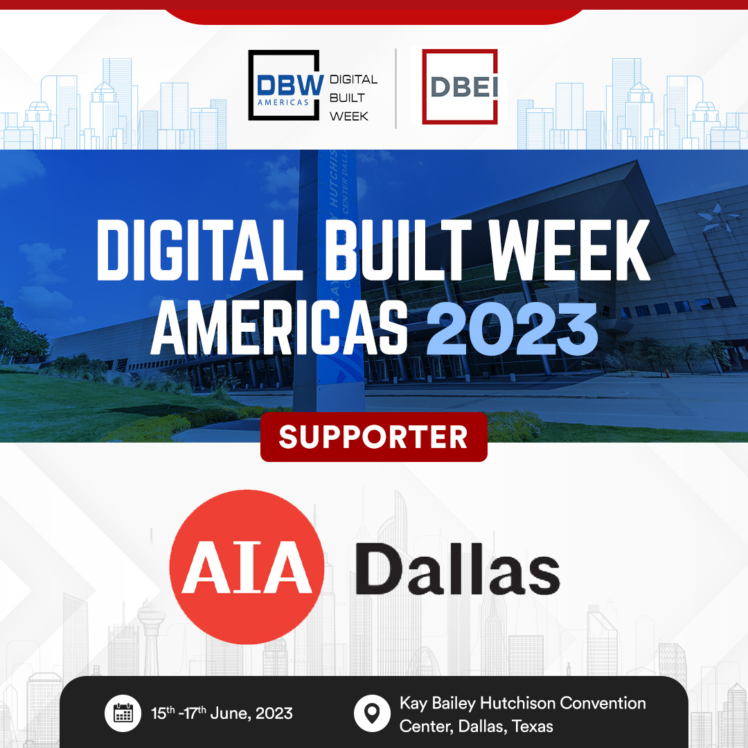 📢 We're excited to have AIA Dallas as our supporter at the upcoming #DBWa2023

For information on AIA Dallas, click here: aiadallas.org

To register and attend this event, click here: dbei.org/event/digital-…

#DBWa #DBEI #DBEIevents #DTS2023 #BILT #BCS2023 #Dataday