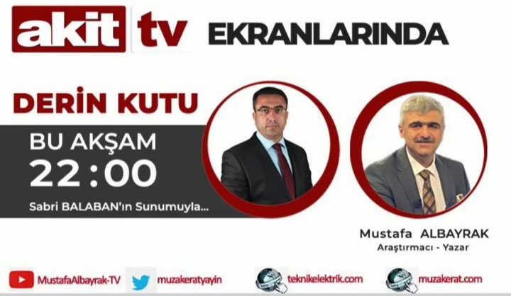 Degerli yorumlari ile Mustafa Albayrak #DerinKutu programinda.izleyelim👇