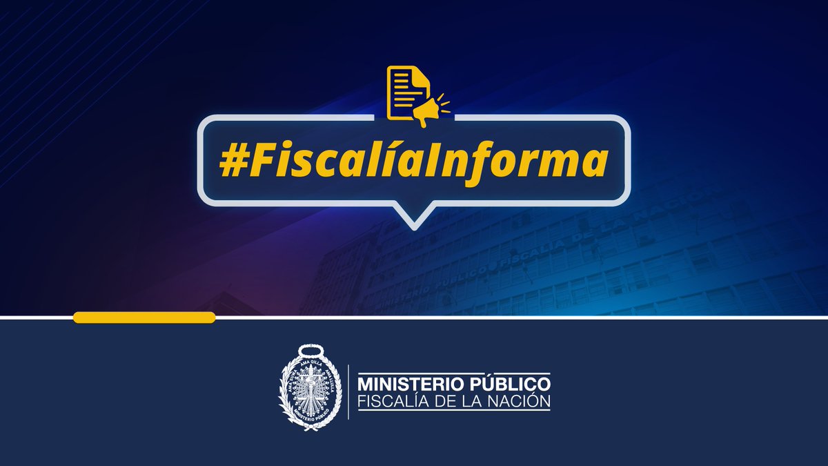 Ministerio Público tweet media