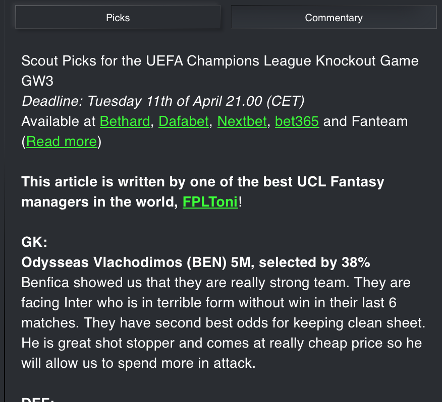 Daily Fantasy Scout tweet media