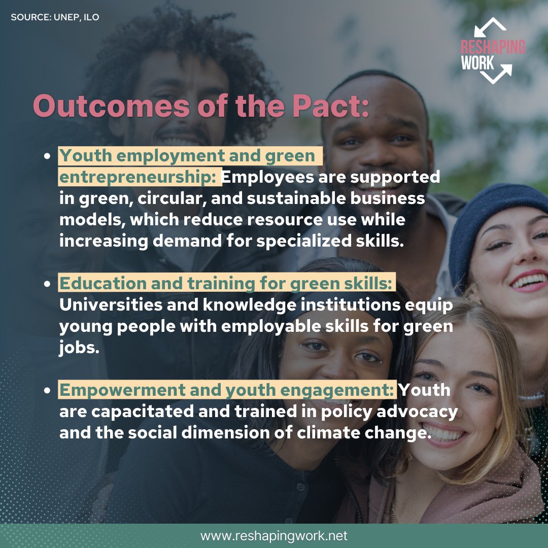reshaping_work's tweet photo. It is going to impact not only your FUTURE of work, but also your PRESENT!
Stay updated, #Work4Impact
#greeneconomy
#youthemployment
#sustainability
@ilo https://t.co/CbN9nuR5jm
