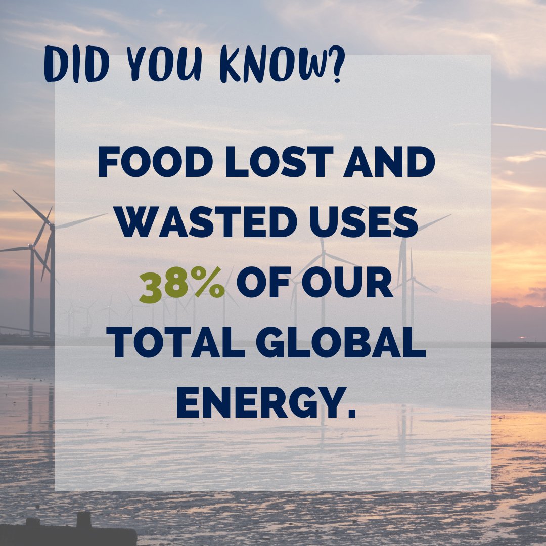 #FoodWastePreventionWeek When we toss out food, we're also tossing out the energy used to make that food and we're creating a need to use more energy to dispose of that waste. #preventfoodwaste #preventenergyloss #SaveThePlanet