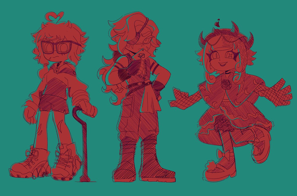 BipBipps's tweet photo. These ocs are rad⭐!!! https://t.co/xyeXh26d6F