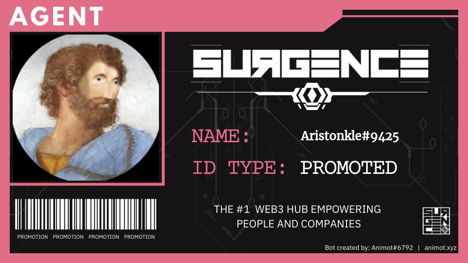 Feels good to see this ID... 🔥♥️
#SUGMI

♥️@SurgenceNFT