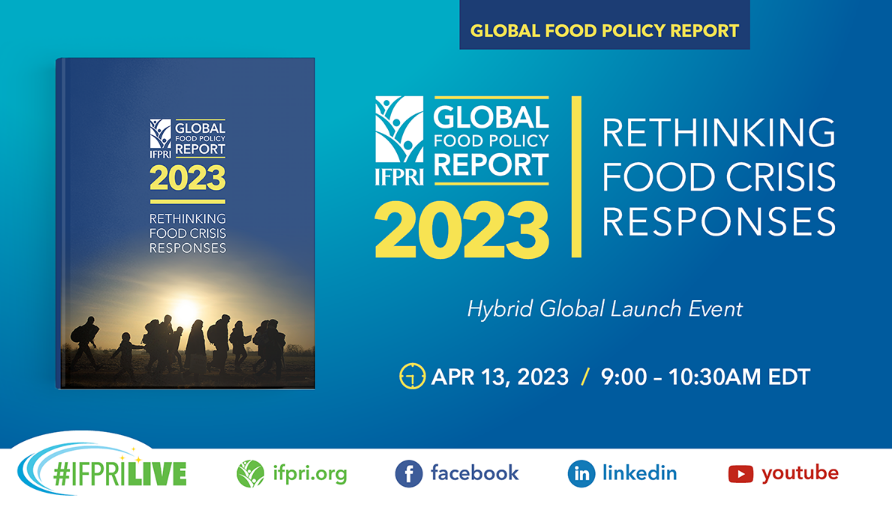EspositoUSAID's tweet photo. I hope you'll join me @Jo_Swinnen @kkosec @WFPChiefEcon @SikandraKurdi @kallihi &amp; more at the launch of the 2023 @IFPRI Global Food Policy Report on April 13 for new policy insights on #GlobalFoodCrisis response: https://t.co/vryTu9rBo8 #EndHunger https://t.co/c8RpagWU1F