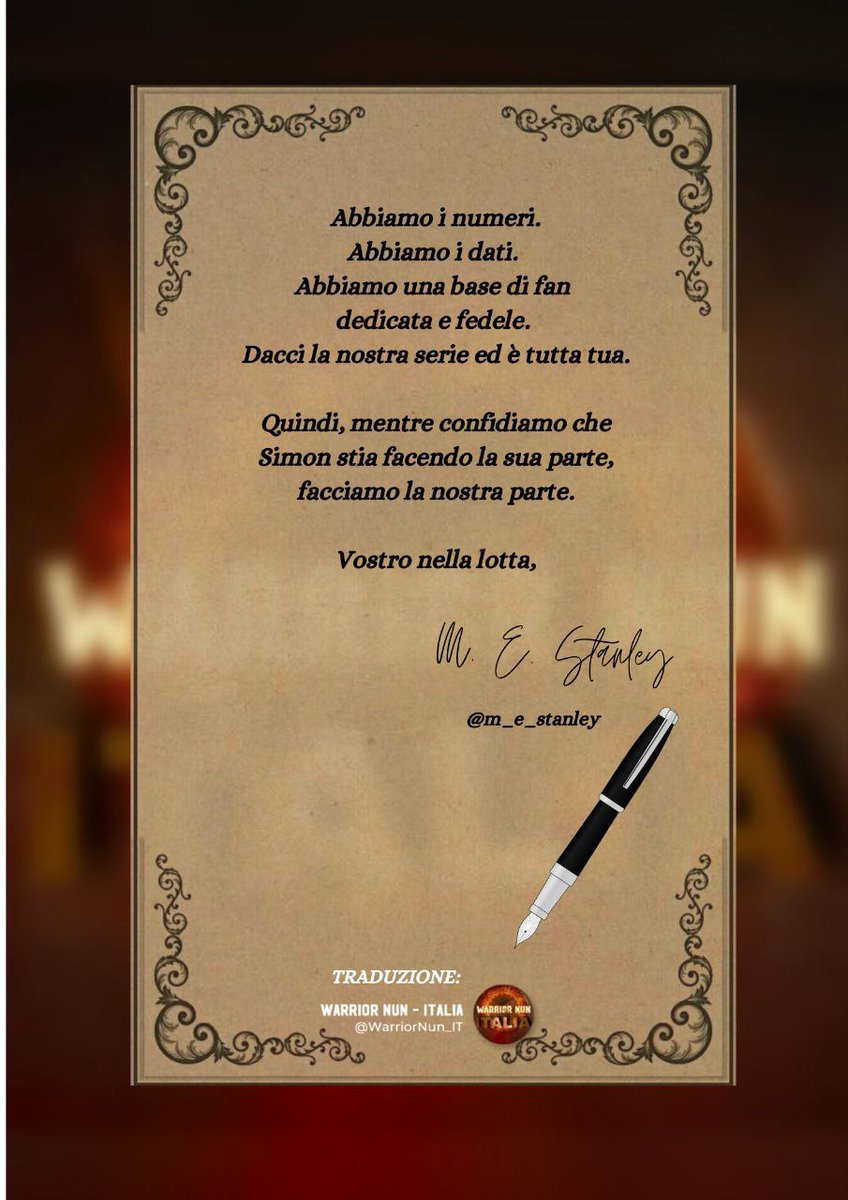 La lettera di fuoco cast