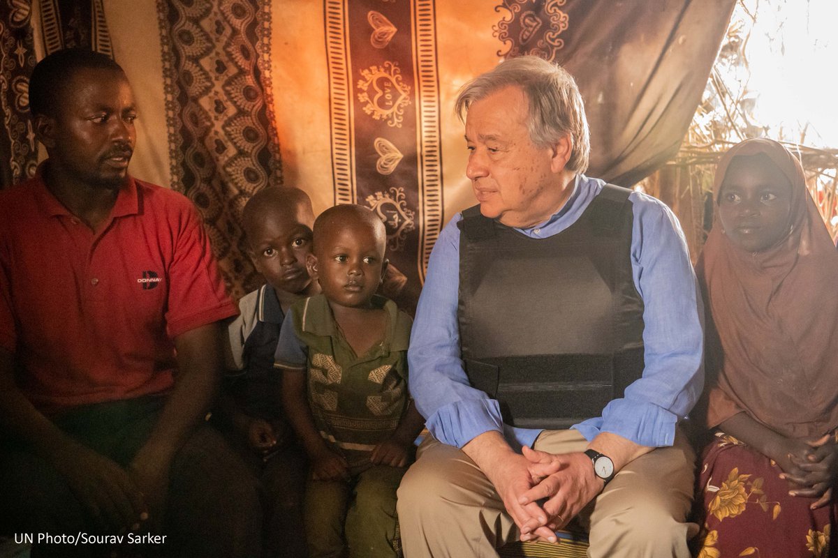 Today in Somalia I visited families who have been forced to flee due to terrorism &amp; drought.

Despite having lost so much, their determination to rebuild their lives is nothing short of inspiring.

The world can no longer neglect them nor the millions of fellow Somalis in need.