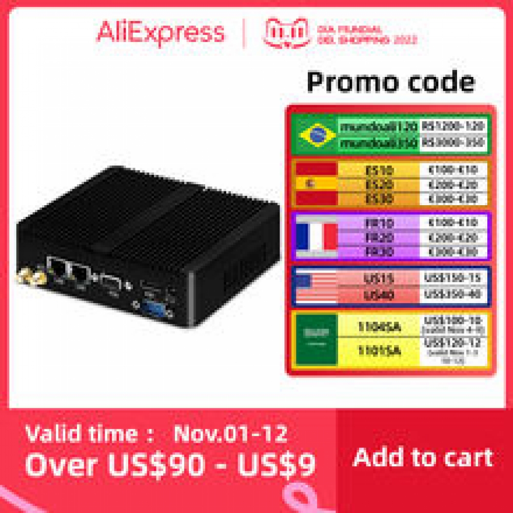 benthocodon's tweet photo. XCY Fanless Mini Pc Intel Celeron J1900 J2900 Windows 10 7 Linux Thin Client Minipc Pfsense Micro 2 Lan Port Desktop Computer PC #tech #gadgets https://t.co/PVre4tKmil https://t.co/wXRFu9jNd1