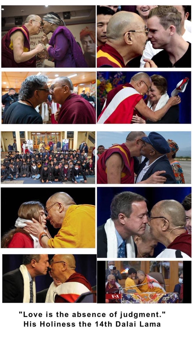 TsetenTamding's tweet photo. "Love is the absence of judgment."
By His Holiness the great 14th Dalai Lama @cnnbrk @bbc @ndtvindia @HindustanTimes @CCTV @DalaiLama @freetibe https://t.co/NzkuzkpCnc