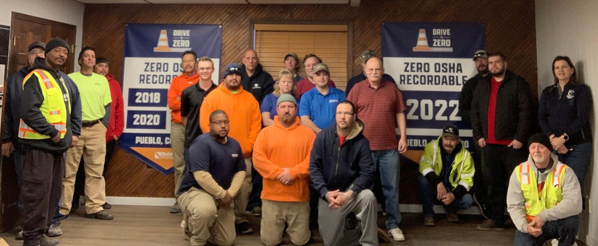 👏 Way to go, #BuildersFirstSource #PuebloCO team for reaching an incredible 2000 days accident-free! 👏