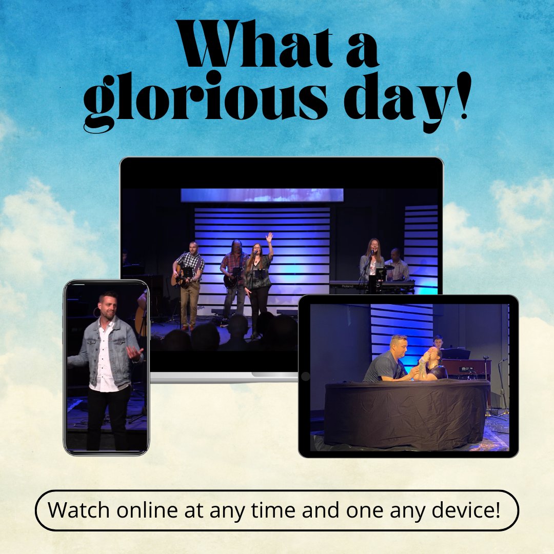 Welcome2Central's tweet photo. Easter Sunday was a celebration; worship, the word and water baptism!! What an awesome way to celebrate that Jesus is alive! ♥️

If you missed the service, you can watch it online:
Facebook: https://t.co/KFRQBaFUC8 
YouTube: https://t.co/maTBF8VXyb https://t.co/SrXx1eQWgR