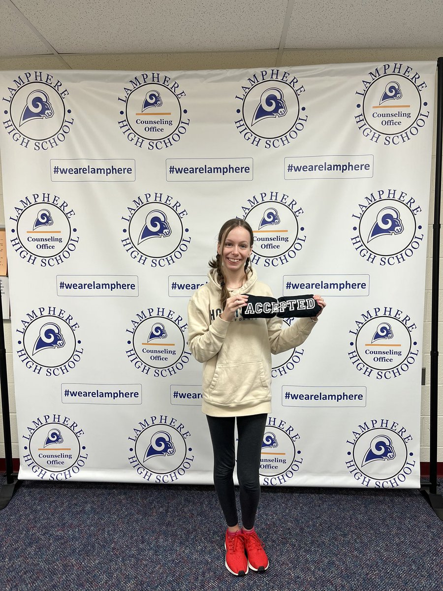 Congratulations to our 
Lamphere High School
senior Katie on her acceptance to 
<a href="/OCCollege/">OCC</a> and <a href="/oaklandu/">Oakland University</a>
Way to go Katie!
<a href="/roadrunnersrule/">Lessenger Elementary</a> —> <a href="/PagePanthers/">John Page Middle School | The Lamphere Schools</a>---> <a href="/LamphereHS/">Lamphere High School | The Lamphere Schools</a>
#wearelamphere