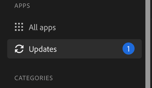 tjordanart's tweet photo. Everything time I see a new update notification in the #adobecloud app, I always need to click it and update! I can't be the only one.
.
#adobe #photoshop #aftereffects #update #illustrator #premierepro #animation https://t.co/m12czlMwC9