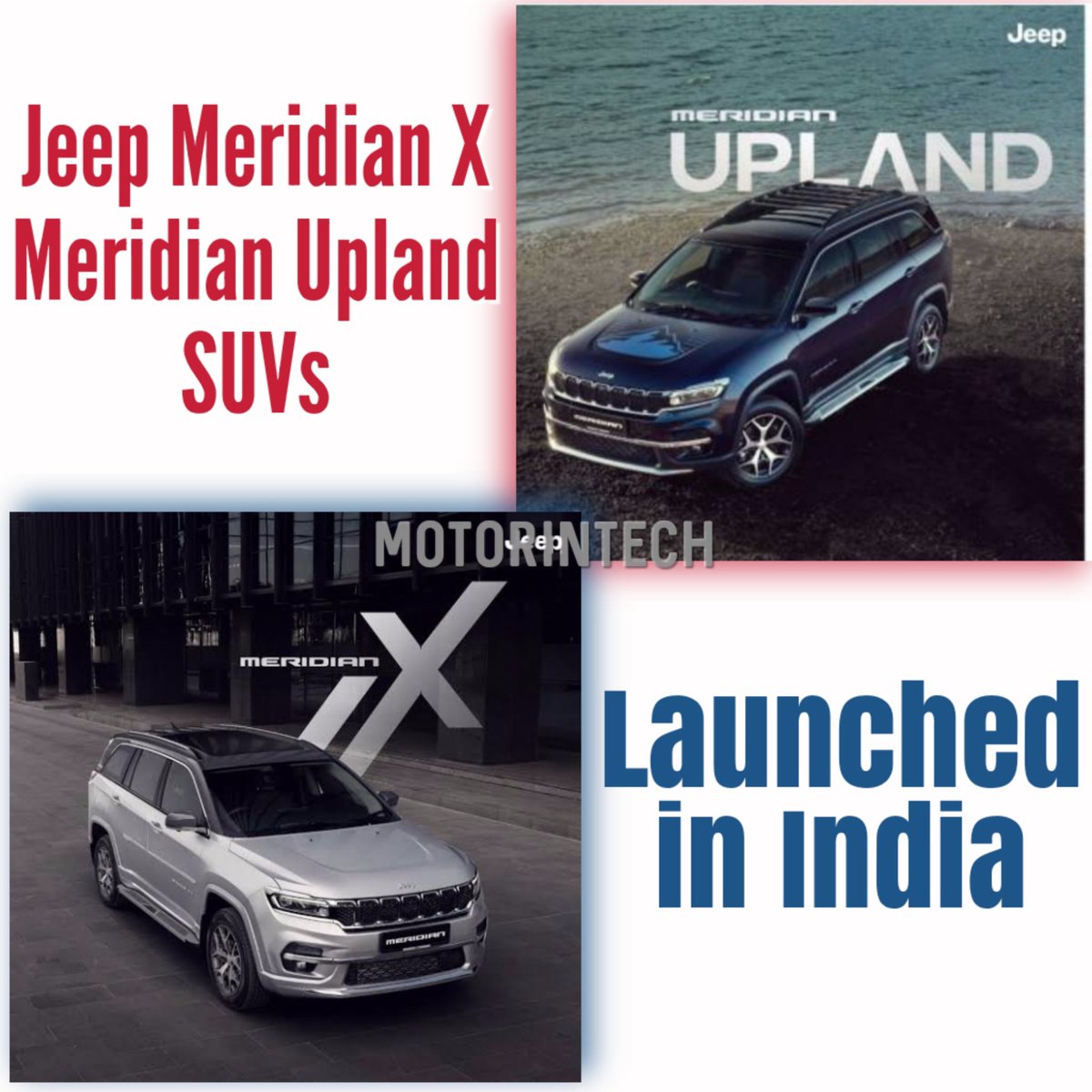 Jeep India launched the all new Jeep Meridian X and Jeep Meridian Upland in India. The price starts at Rs 33.41 lakh and go up to Rs 38.47 lakh (ex-showroom).

#jeepindia #jeepmeridian #jeepupland #jeepmeridianx #jeep #jeepwrangler #jeeplife #automobile #autoindia #indiancars