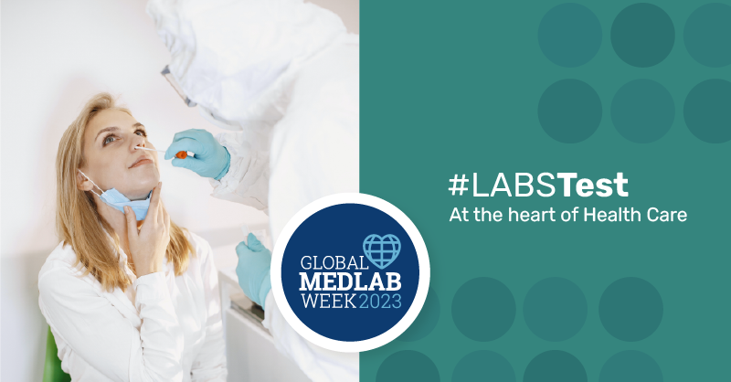 GMedLabWeek's tweet photo. #GlobalMedLabWeek an initiative of the IFCC, aimed at recognizing the work of laboratory professionals worldwide. This week we will meet the people behind the masks.
#LABSTest
Join us and let's be trend! Global Med Lab Week April 23-29. An initiative of the IFCC. https://t.co/xeylaOqxkr