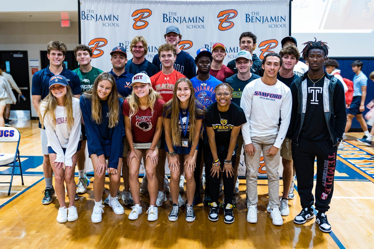 On average 7% of high school athletes continue on to play NCAA athletics.  17% of our senior class will compete at the next level!  Congratulations!
