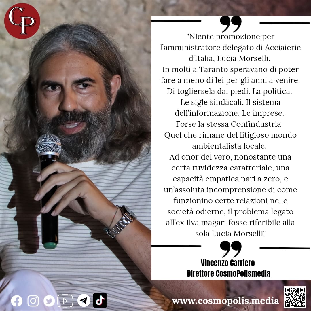 #11aprile #morselli #acciaierieditalia #cosmopolis_media