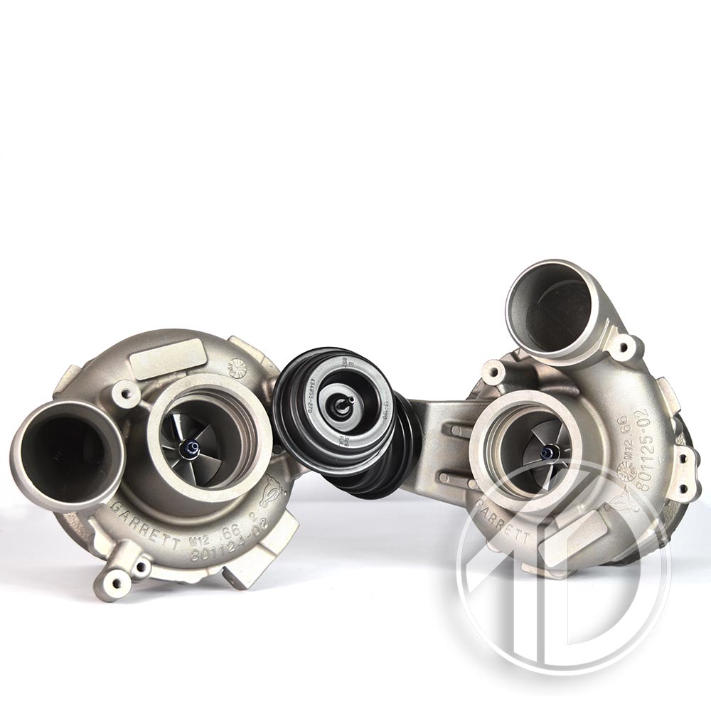 TurboDynamics's tweet image. This pair of BMW M5 (F10) turbochargers came to us for wastegate rattle repairs and a service. We also offer Hybrid upgrades on these, give us a call for more information and pricing.
 #MorePower #TurboDynamics #TurboRepair #TurboService #TurboUpgrade #bmwM5