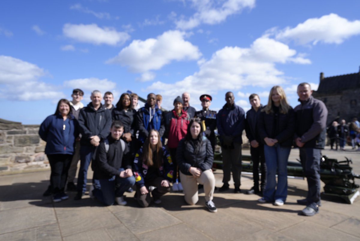 CumbriaACF's tweet photo. 2/2 The cadets were invited by Headquarters Scotland to stand behind the firing of the 1 O’clock Gun. @LT_in_AandB @ABHCUK @HQNorthWest @nw_army @FCDOGovUK @ArmyCadetsUK @ArmyCadetsHQ @105RegtRA https://t.co/T0VCR3ajaU