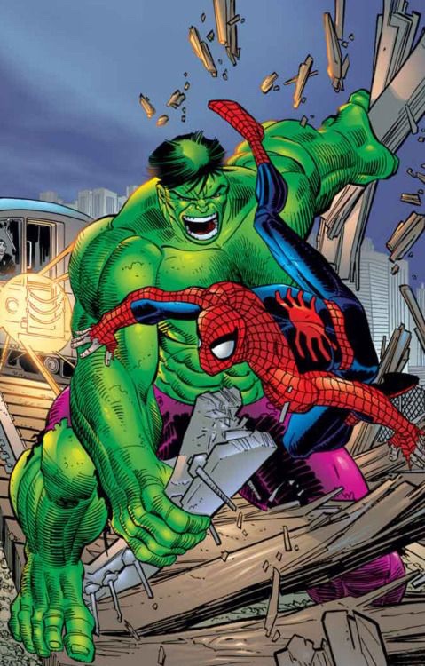 Spidey On Twitter Spidey Vs Hulk By Romita Jr Hanna