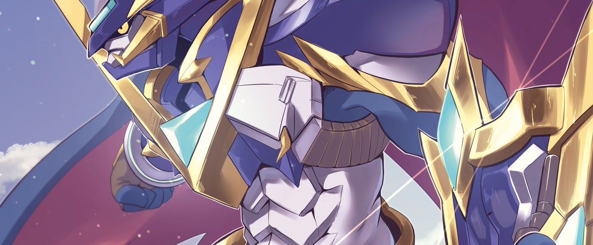 1day1digimon's tweet photo. きら様( @kira_dra_h )主催のアンソロジー
「『ACCOLADE』 Royal Knights Fanart Anthology」
に1枚寄稿させて頂きました！

5月3日(水)
「SUPER COMIC CITY 30 / 超DIGIコレ 2023」
サークル名「世界樹の根っこ」
スペース番号「東4 し56a」
です！よろしくお願いしますー

#ロイヤルナイツアンソロ https://t.co/TmLpsKjtXC