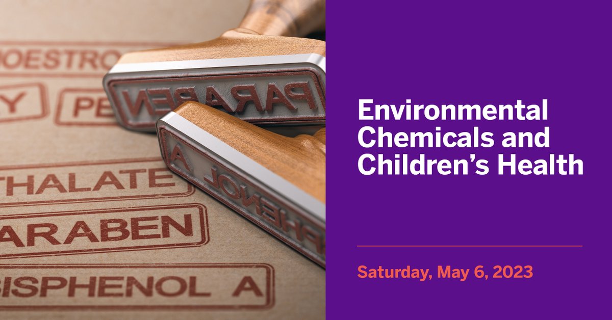 Join us for our Continuing Medical Education (CME) Course on Environmental Chemicals and Children's Health - May 6, 2023 (NOW HYBRID!)  

For more information or to register, please visit: highmarksce.com/nyumc/index.cf… 

#protectkidshealth