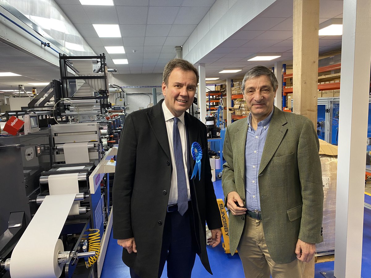 GregHands's tweet image. In Welwyn, I enjoyed visiting Nick Michaelson at @SilverFox, who make highly-engineered labels for cables. 

They’re exporting around the world to the USA, Singapore, Austria and India. 

@grantshapps opened some of their new facility in June. 

#ExportingIsGreat
