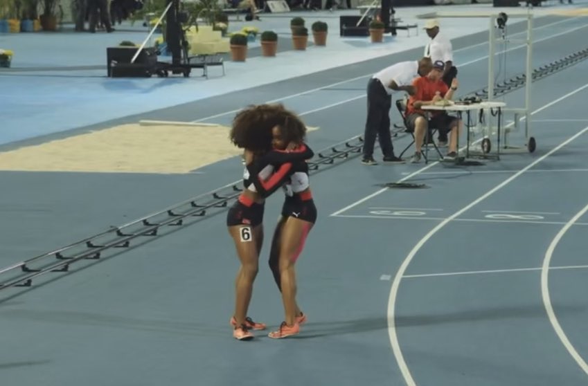 sanaafrederick_'s tweet image. My first Carifta, what a honor to represent Trinidad &amp;amp; Tobago. Thank you for all the love and support. Looking forward to representing TTO in many more meets 🇹🇹

100 -🥉
200- 🥇
4x1 &amp;amp; 4x4 -🥈