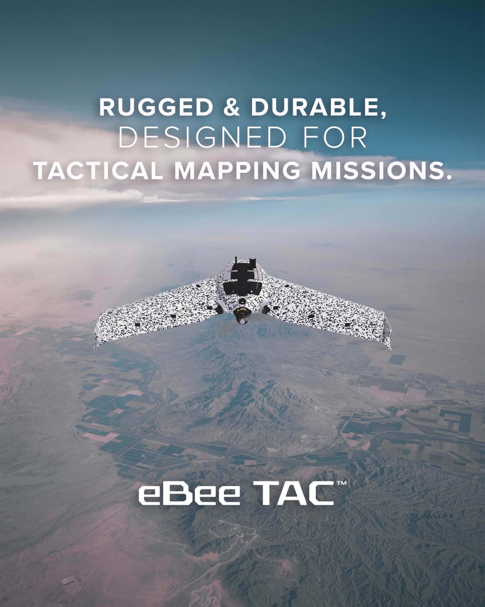 dronenerds's tweet image. The eBee TAC is has a modular, shock-absorbent design allowing for continuous linear landings without damaging the drone, even in harsh terrain.

Contact us at experts@dronenerds.com for more info.

#dronenerds #fixedwingdrone #blueuasdrone #ebeetacdrone #AgEagleeBeeTac
⁠