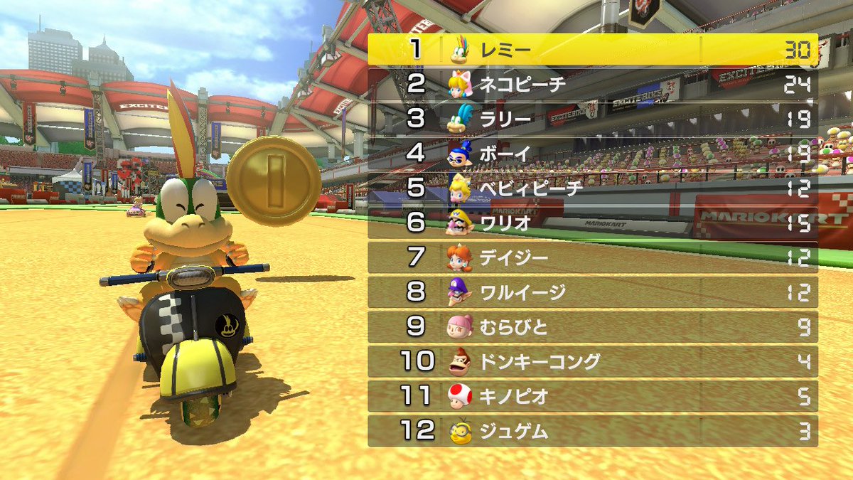 saku_love_k's tweet image. 最後1位取れれば、、、🤣
最後だけ8位w
#200cc