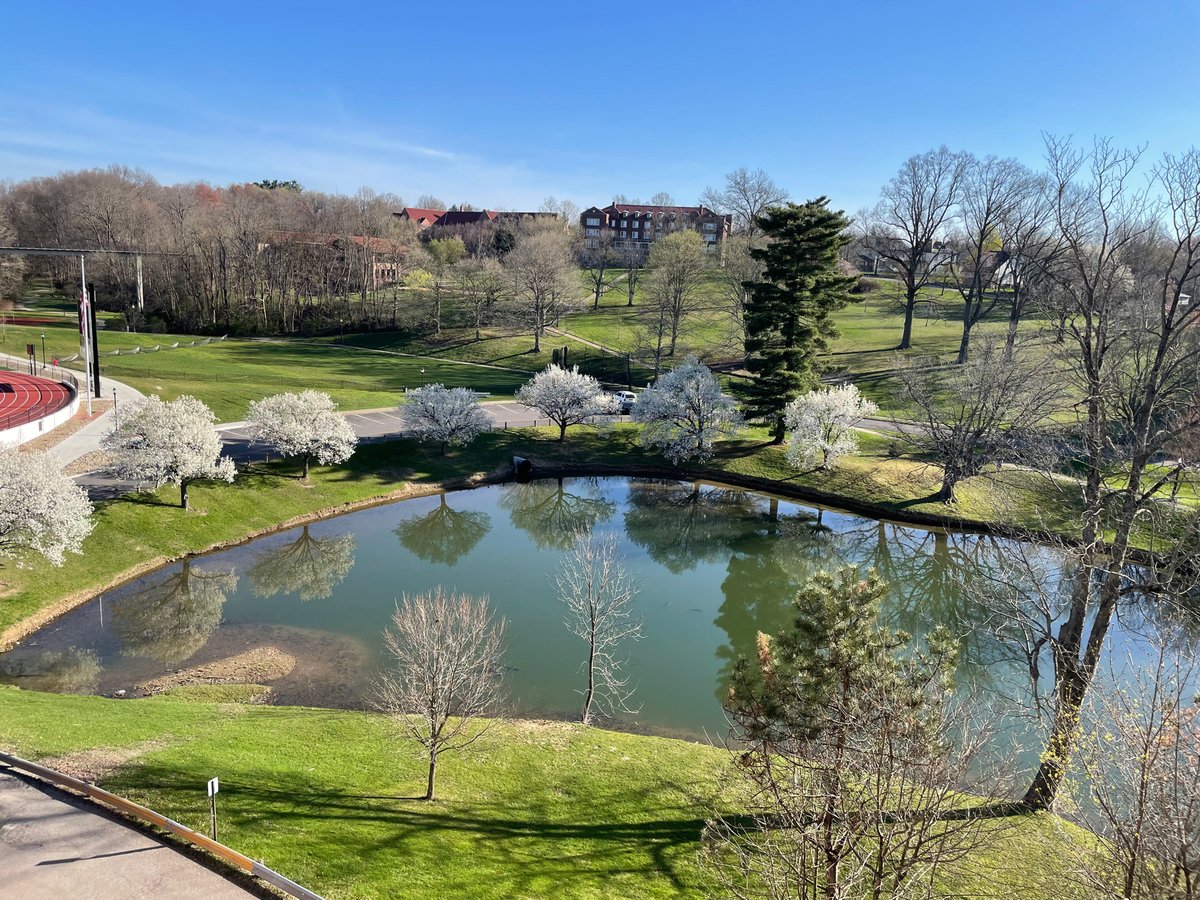 FightingMuskies's tweet photo. A BEAUTIFUL spring day on campus! 😍☀️ https://t.co/8yXTlOALpq