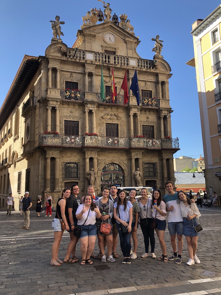 kstatespanish's tweet photo. In just over a month, 9 #KStateSpanish students will head to Spain to visit Madrid & study in Pamplona (Univ. de Navarra). It will be the 3rd trip for this annual program! (Pix from 2019, 2022...2023 to come #KSUSummerSpain2023). Follow along and consider participating in 2024! https://t.co/g5HcitparO
