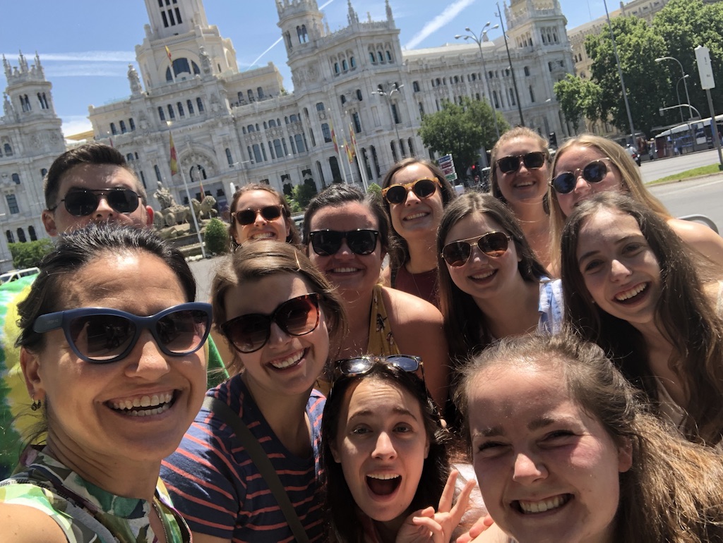 kstatespanish's tweet photo. In just over a month, 9 #KStateSpanish students will head to Spain to visit Madrid & study in Pamplona (Univ. de Navarra). It will be the 3rd trip for this annual program! (Pix from 2019, 2022...2023 to come #KSUSummerSpain2023). Follow along and consider participating in 2024! https://t.co/g5HcitparO