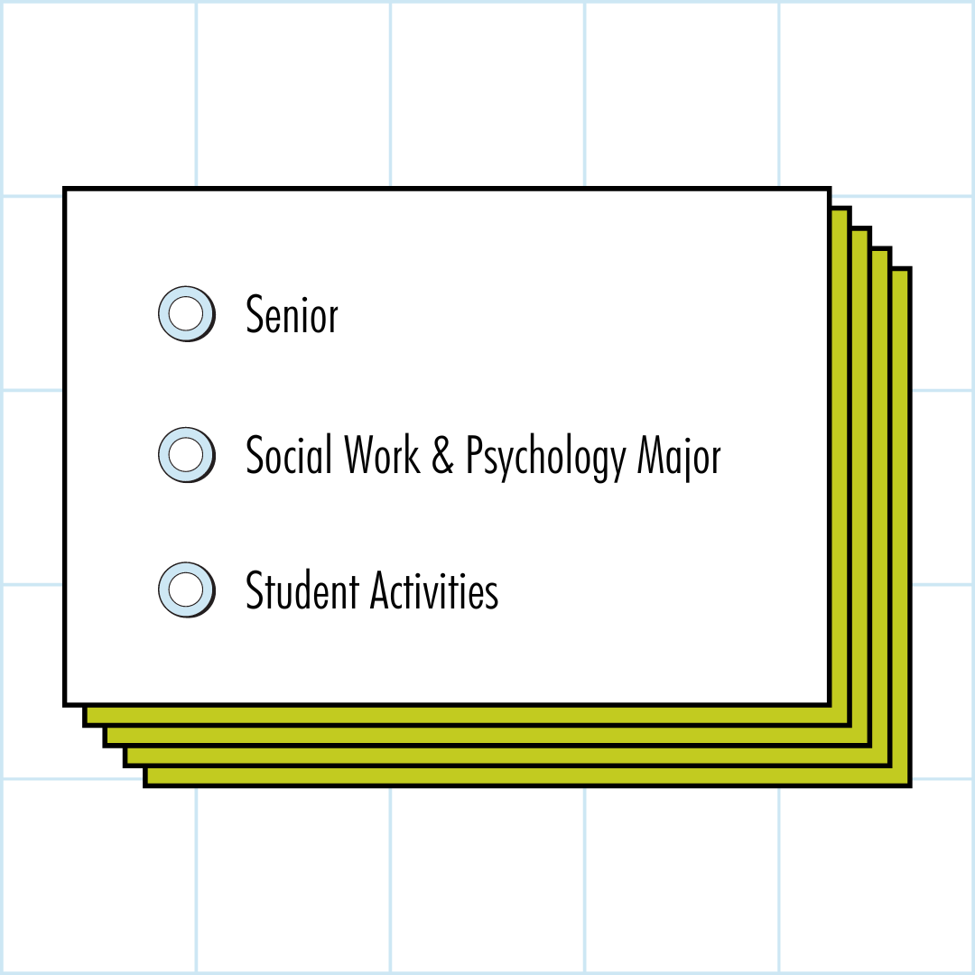 SAUCareerCenter's tweet photo. Our first student worker highlight of 2023's National Student Employment Week is a familiar face for many on campus: Abby Ryan! Abby is a senior working in the Student Activities office, and her favorite part of her job is assisting in the planning and set-up of events on campus. https://t.co/VKdjHaLjtB