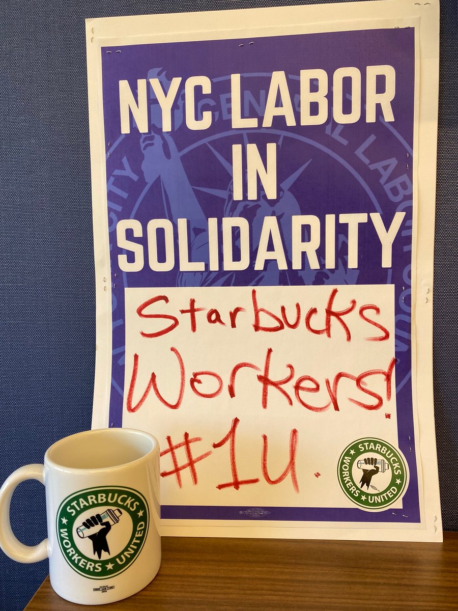 👊 We stand with @SBWorkersUnited! With a new CEO, @Starbucks has the opportunity to chart a new course of cooperation with workers. It’s time to respect workers’ right to form a union! 👉 Tell Starbucks you agree: bit.ly/40ncbtC #1u #StickItToStarbucks