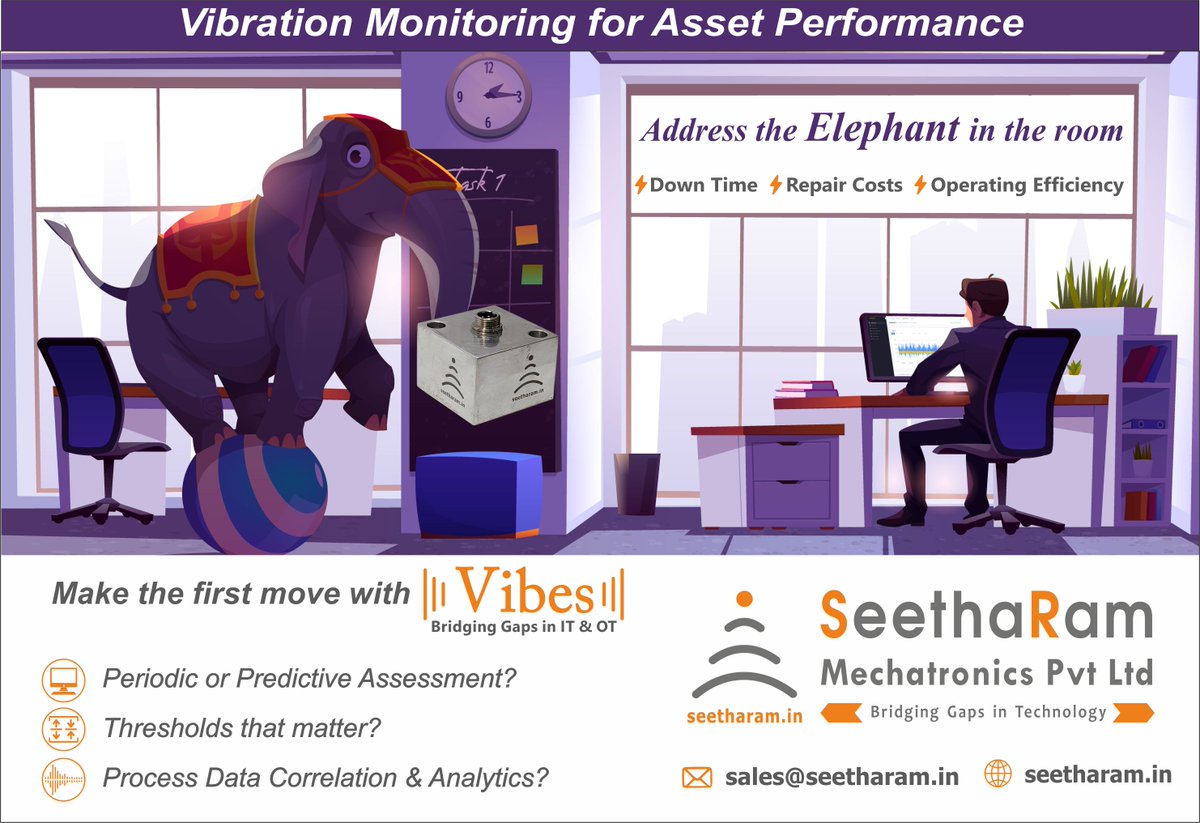 _SRMPL_'s tweet image. #vibes #vibrationanalysis #vibrationmonitoring #conditionmonitoring #digitaltwin #oee #machinemonitoring #predictivemaintenance #maintenance #srmpl