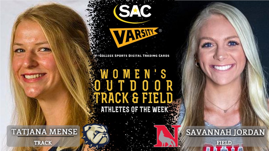 South Atlantic Conference (@sac_athletics) on Twitter photo ๐โโ๏ธ๐ช๐ผ๐บ๐ฒ๐ป'๐ ๐ข๐๐๐ฑ๐ผ๐ผ๐ฟ ๐ง๐ฟ๐ฎ๐ฐ๐ธ & ๐๐ถ๐ฒ๐น๐ฑ ๐๐๐ต๐น๐ฒ๐๐ฒ๐ ๐ผ๐ณ ๐๐ต๐ฒ ๐ช๐ฒ๐ฒ๐ธ
Wingate's Mense and Newberry's Jordan Named SAC <a href="/VarsityGems/">Varsity Gems</a> Women's Outdoor Track and Field Athletes of the Week
๐: thesac.com/x/8hvi1
#MakeSACYours #SACWOTF ๐โโ๏ธ๐ช๐ผ๐บ๐ฒ๐ป'๐ ๐ข๐๐๐ฑ๐ผ๐ผ๐ฟ ๐ง๐ฟ๐ฎ๐ฐ๐ธ & ๐๐ถ๐ฒ๐น๐ฑ ๐๐๐ต๐น๐ฒ๐๐ฒ๐ ๐ผ๐ณ ๐๐ต๐ฒ ๐ช๐ฒ๐ฒ๐ธ
Wingate's Mense and Newberry's Jordan Named SAC <a href="/VarsityGems/">Varsity Gems</a> Women's Outdoor Track and Field Athletes of the Week
๐: thesac.com/x/8hvi1
#MakeSACYours #SACWOTF