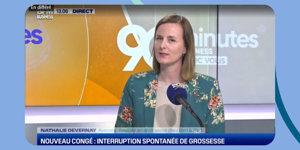 twobirdsFR's tweet image. 📺 Nouveau congé fausse couche
Intervention de notre associée en droit social Nathalie Devernay sur BFM Business, pour détailler ce nouveau congé qui ne s'applique, pour le moment, qu’aux salariées de sociétés adhérentes de la branche #Syntec. @BFMTV 
bfmtv.com/economie/repla…