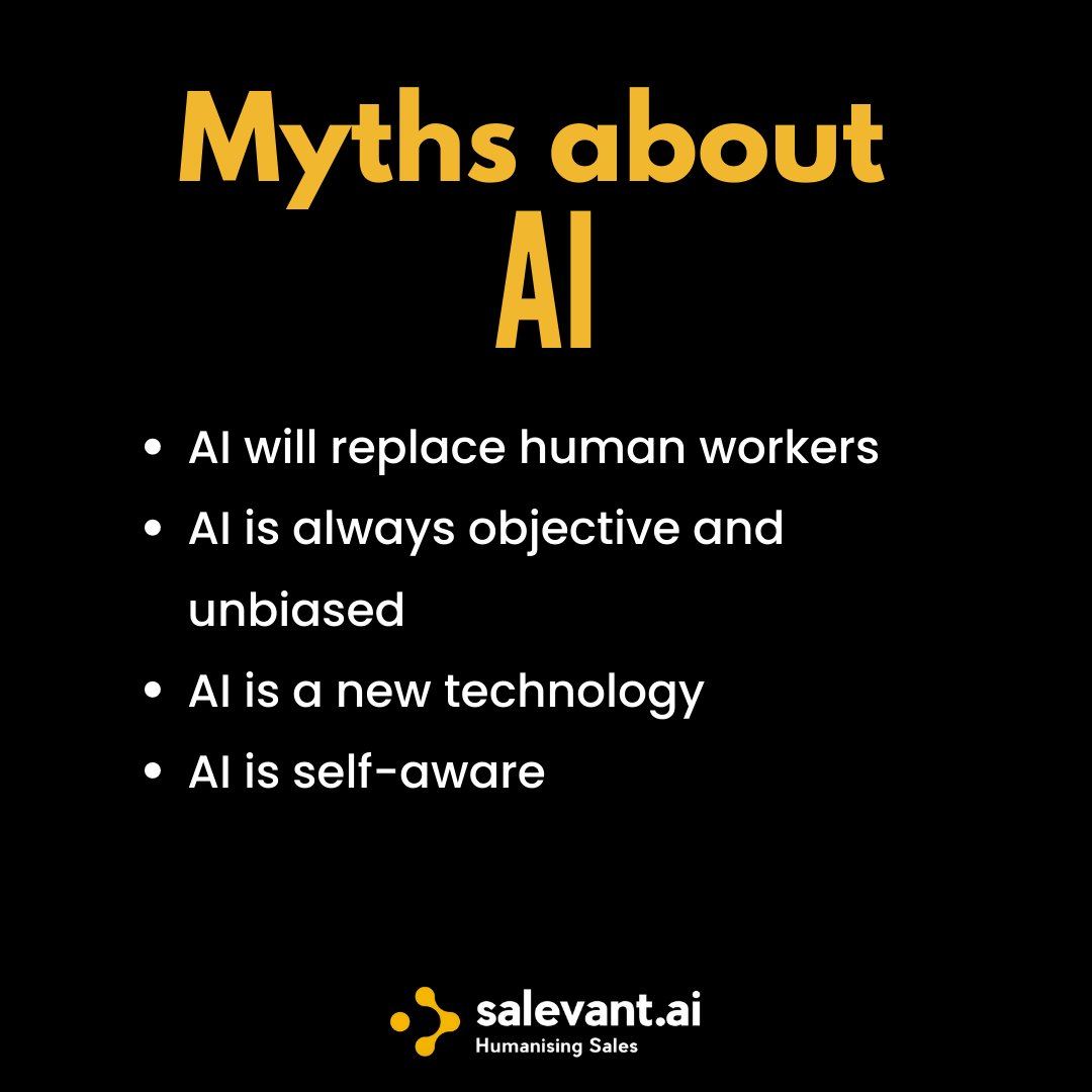 YogLeads's tweet photo. Are you curious about the truth behind AI? 
Check out this post where we share common myths and facts about this groundbreaking technology. Join the conversation and share your thoughts on AI's role in the future.

#AI #mythsandfacts #ArtificialIntelligence  #technology #salevant https://t.co/tkGgtH71Dd