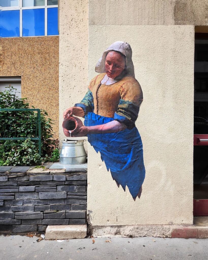 #Streetart: "The #milkmaid" by #OakOak @oakoak_street_art in #SaintÉtienne, France
More info at: ift.tt/Ds0LhjC
Via @cultureforfreedom @barbarapicci
 instagr.am/p/Cq5j7e-IWSK/
