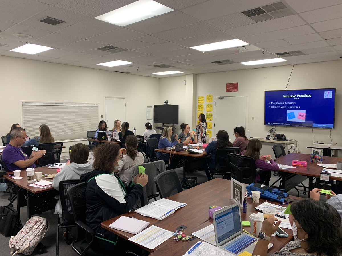 EPISDEarlyLearn's tweet photo. EPISD PreK 3/4 teachers engaged in the new PreK Guidelines. #itstartswithus @kennedyjacque @VReyes_CI @Ctina_Chapa @Jennazuniga1001 @chirruka @jmalhann @CynthiaMB7 @AcpazPaz https://t.co/lLVygSPy9h