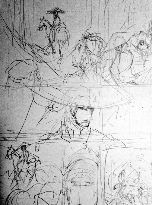 読み切りのつもりで描いてたネーム紛失しててかなしみ 