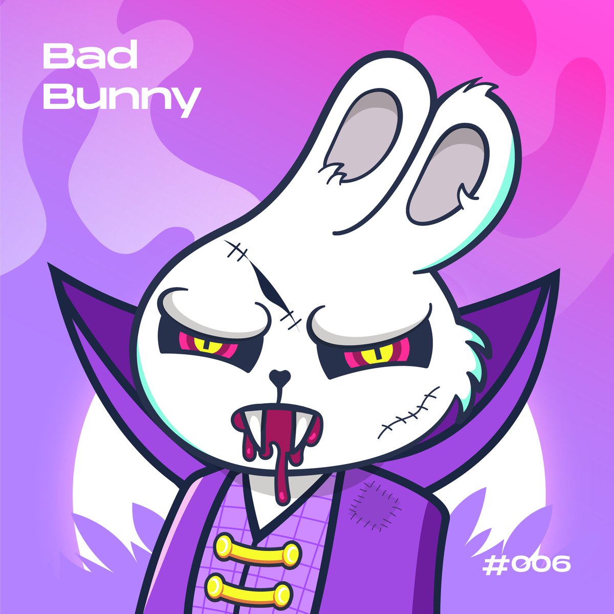 Number #006 of BadBunny collection 🔥
Vampire Bunny🦇🧛‍♂️
rarible.com/token/0xc91544…🐰