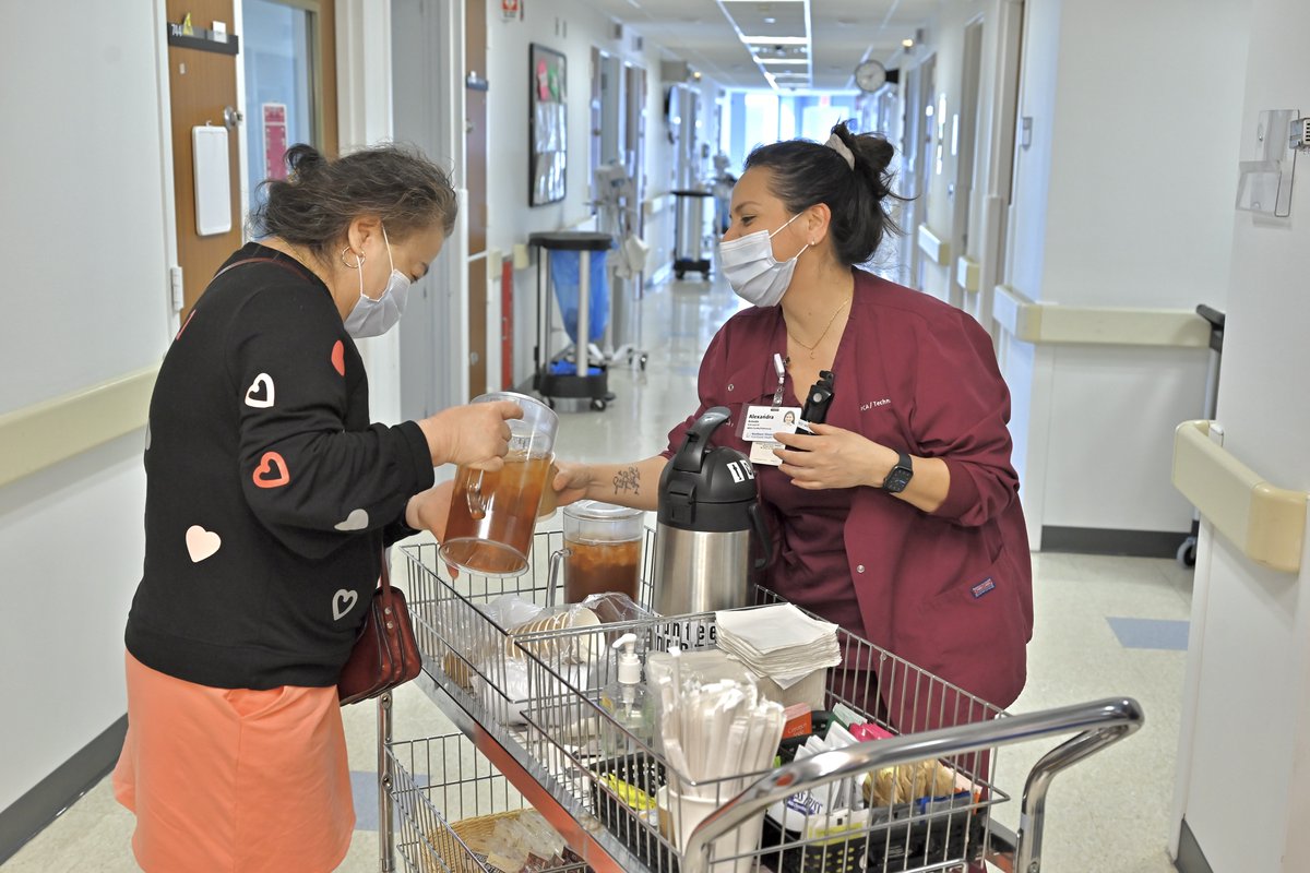 NWHospital's tweet photo. April is #NationalVolunteerMonth! 🤩 Shoutout to our incredible volunteers who play an integral part at NWH. #Volunteers (both with fur and without!) contribute services that support our staff to enhance the patient experience and make impactful connections with the community.💓 https://t.co/k8ZHbDxkfU