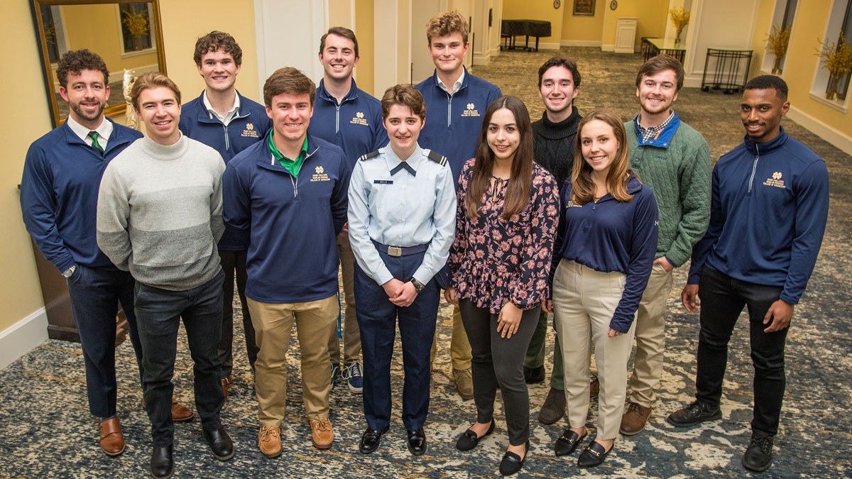 Notre Dame Engineering on Twitter "Seniors in NotreDame Grand