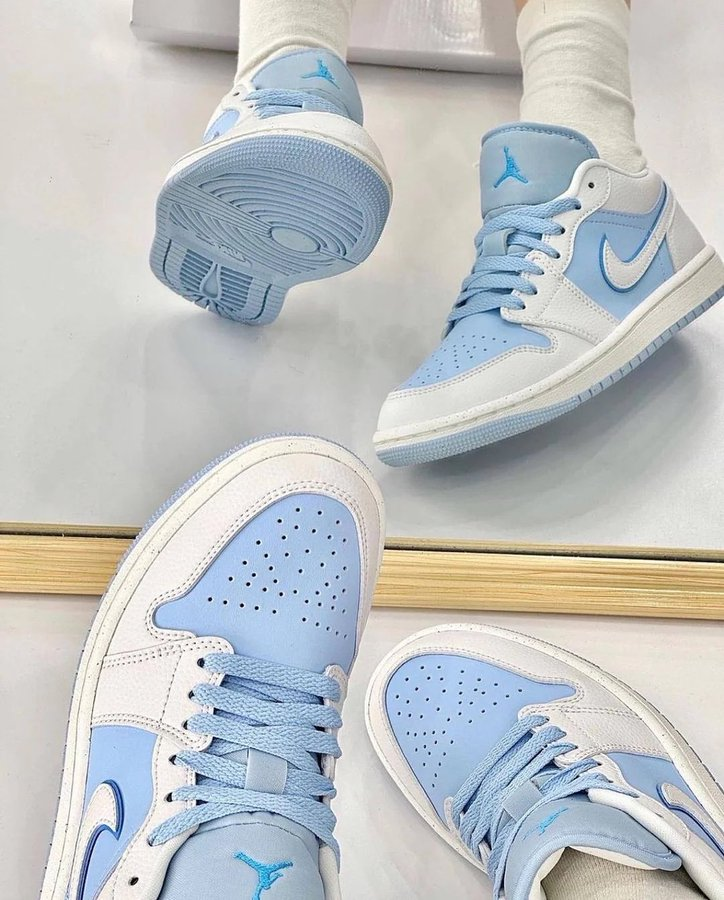light blue jordan 1 footlocker