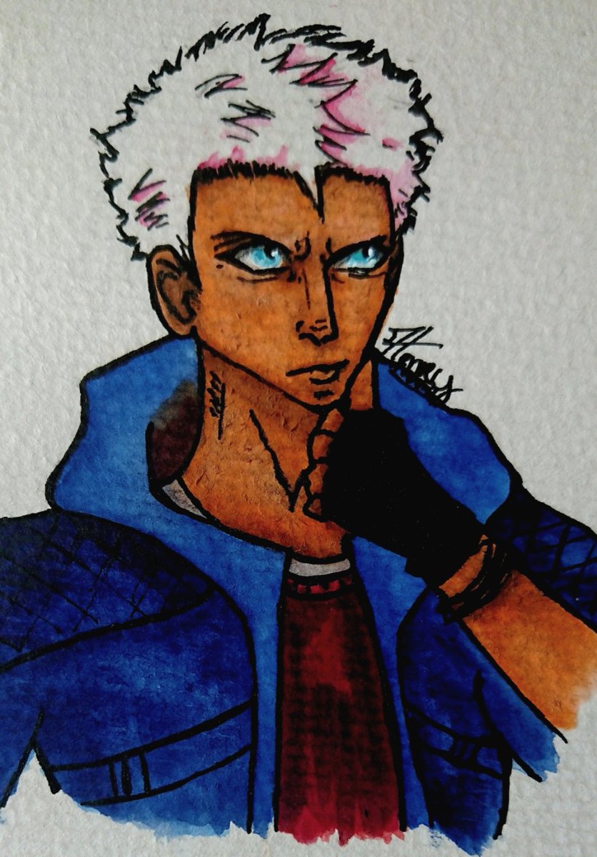 Captain_Antheus's tweet photo. Trendy thing again. Nero is the last character fanart I've done, so.
How I drawn him > How he originally looks- https://t.co/LD5Tm22Qpm