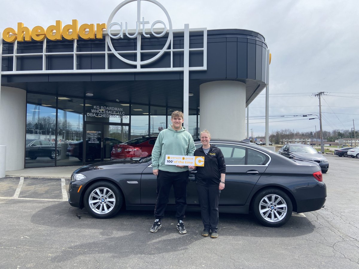 Tina R. of Edinburg, PA just bought a  2016  BMW and saved More Cheddar! Find out what's in stock today at chddr.co/inventory