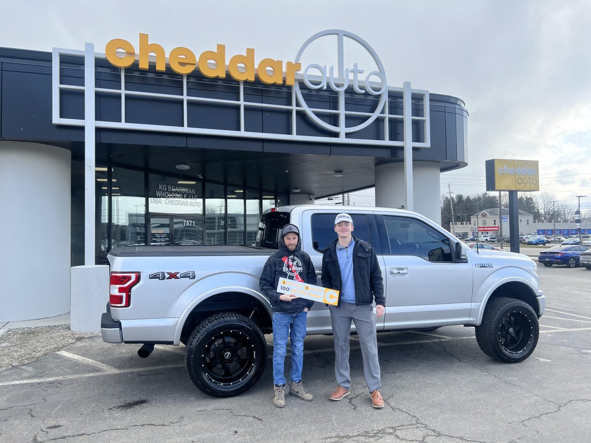 Damon D. of Cooperstown, PA just bought a  2019  Ford and saved More Cheddar! Find out what's in stock today at chddr.co/inventory